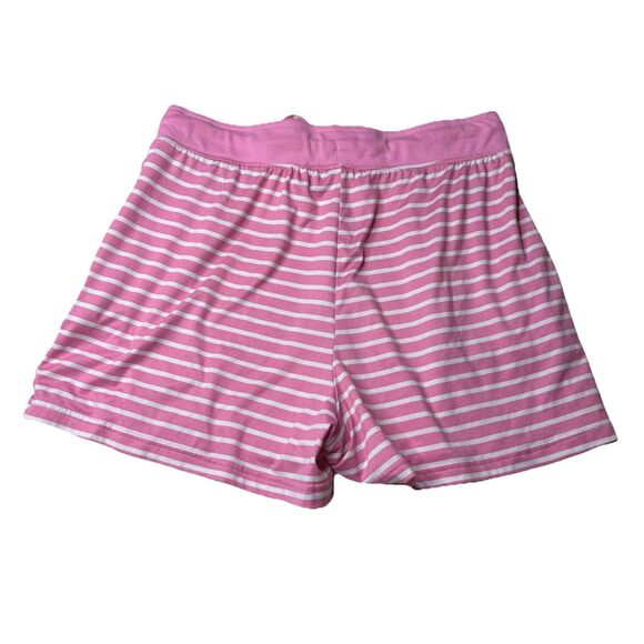 Draper James Pink Stripe Long Sleeve Shorts Lounge PJ Set Size Medium Womens - Picture 5 of 10